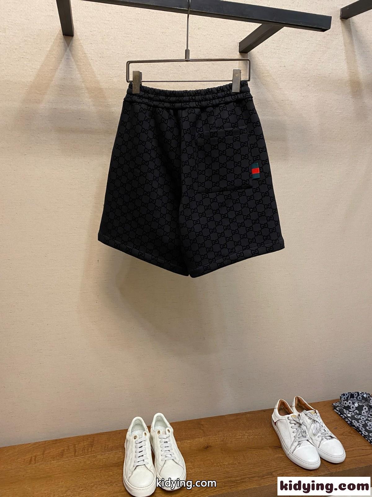プリント ジャージー バスケットボール ショートパンツ グッチ パンツ コピー メンズ-0