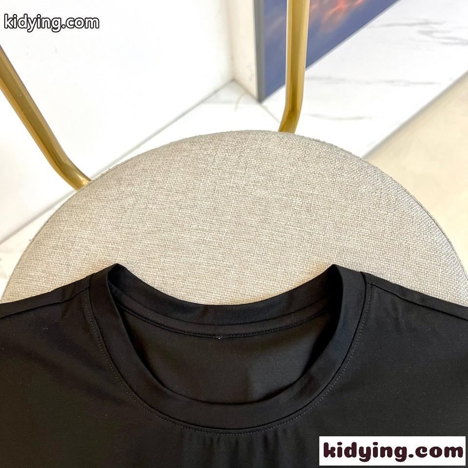 シンプル ロゴパッチ 半袖Tシャツ ヒューゴ・ボス Tシャツ 偽物 ブラック-2
