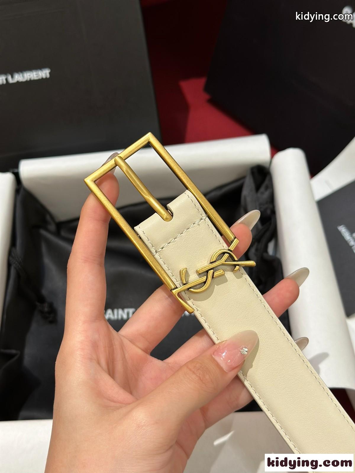 人気 エレガント YSL レザーベルト イヴ・サンローラン ベルト コピー 合わせやすい-1