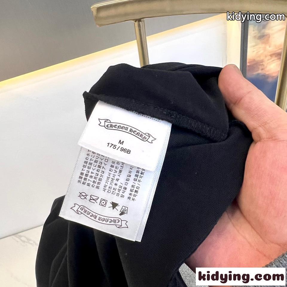 カジュアル ストリート クロムハーツ Tシャツ 偽物 クルーネック 半袖Tシャツ-4