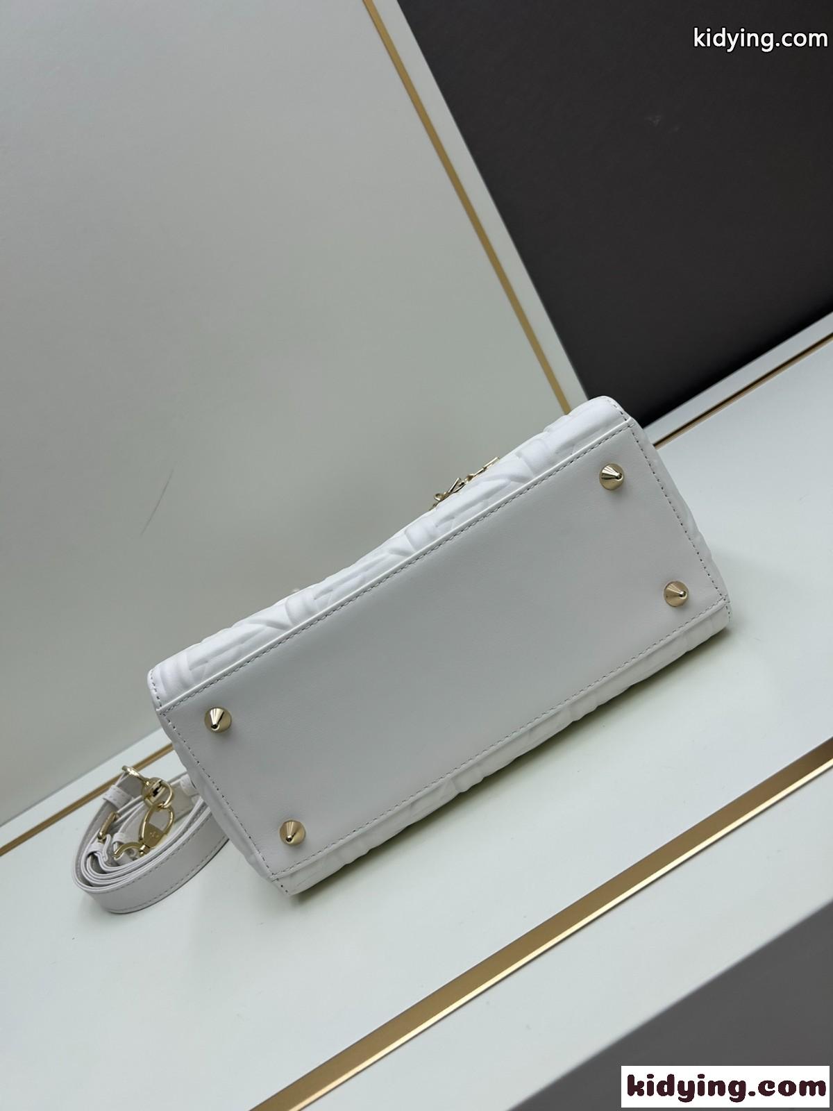 Lady Dior バッグ ミディアム クリスチャン・ディオール バッグ コピー ホワイト-2