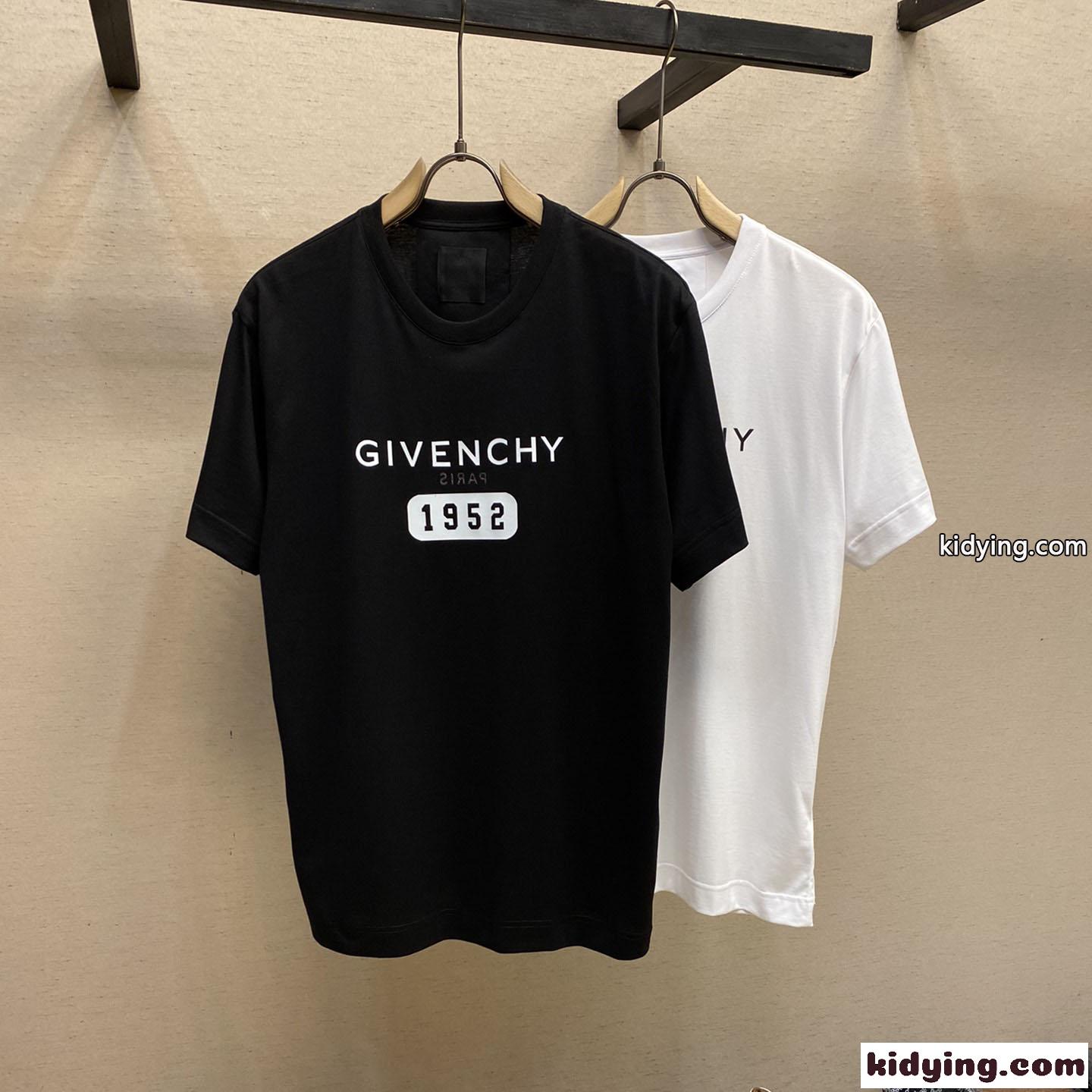 ベーシック おしゃれ ロゴ プリント ジバンシィ Tシャツ コピー 半袖 トップス-0