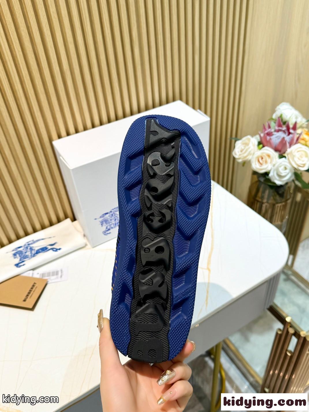人気 チェックニット ボックススニーカー バーバリー スニーカー コピー レディース メンズ-4