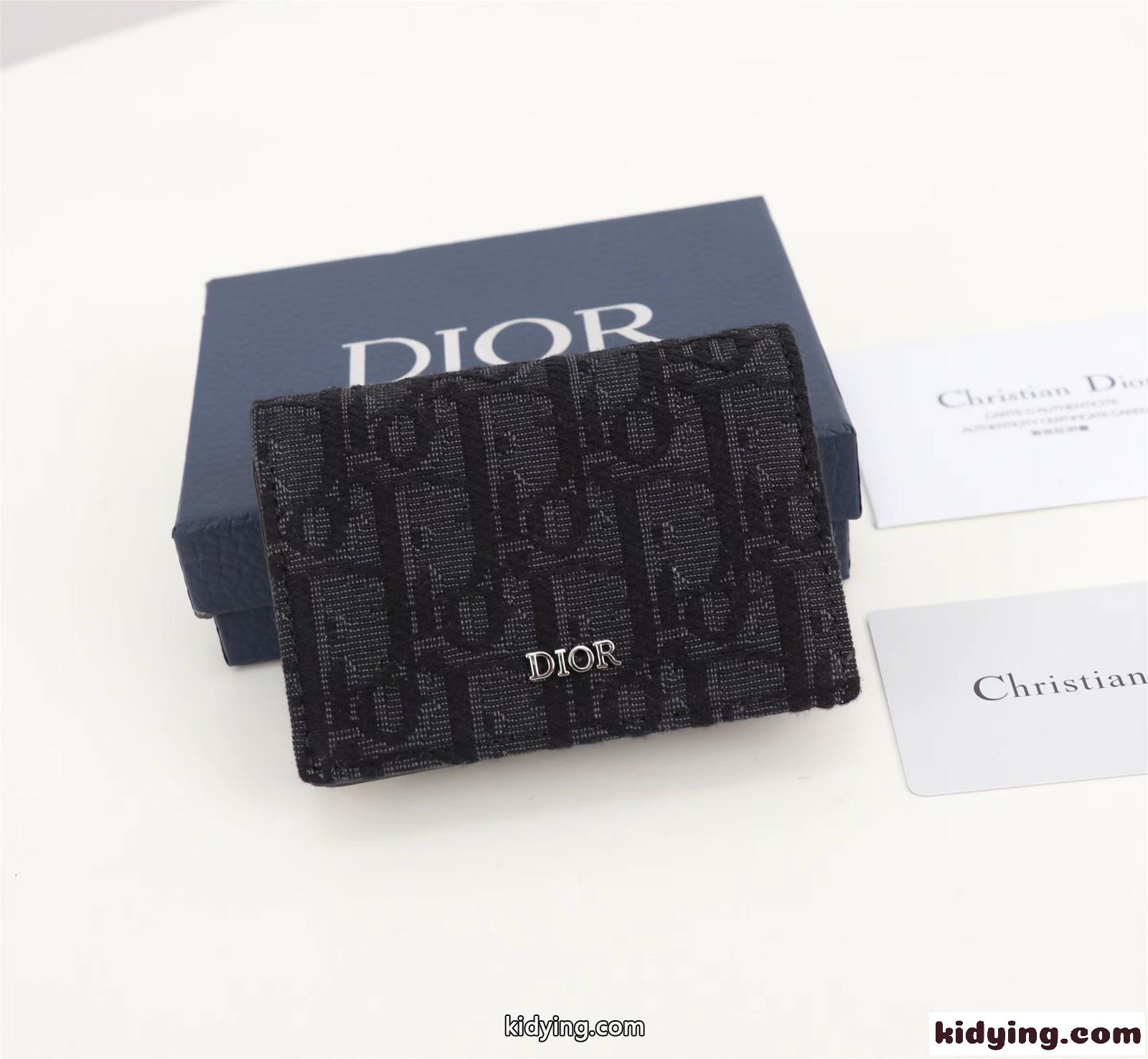 ディオール オブリーク ジャカードビジネスカードホルダー クリスチャン・ディオール 財布 コピー-0