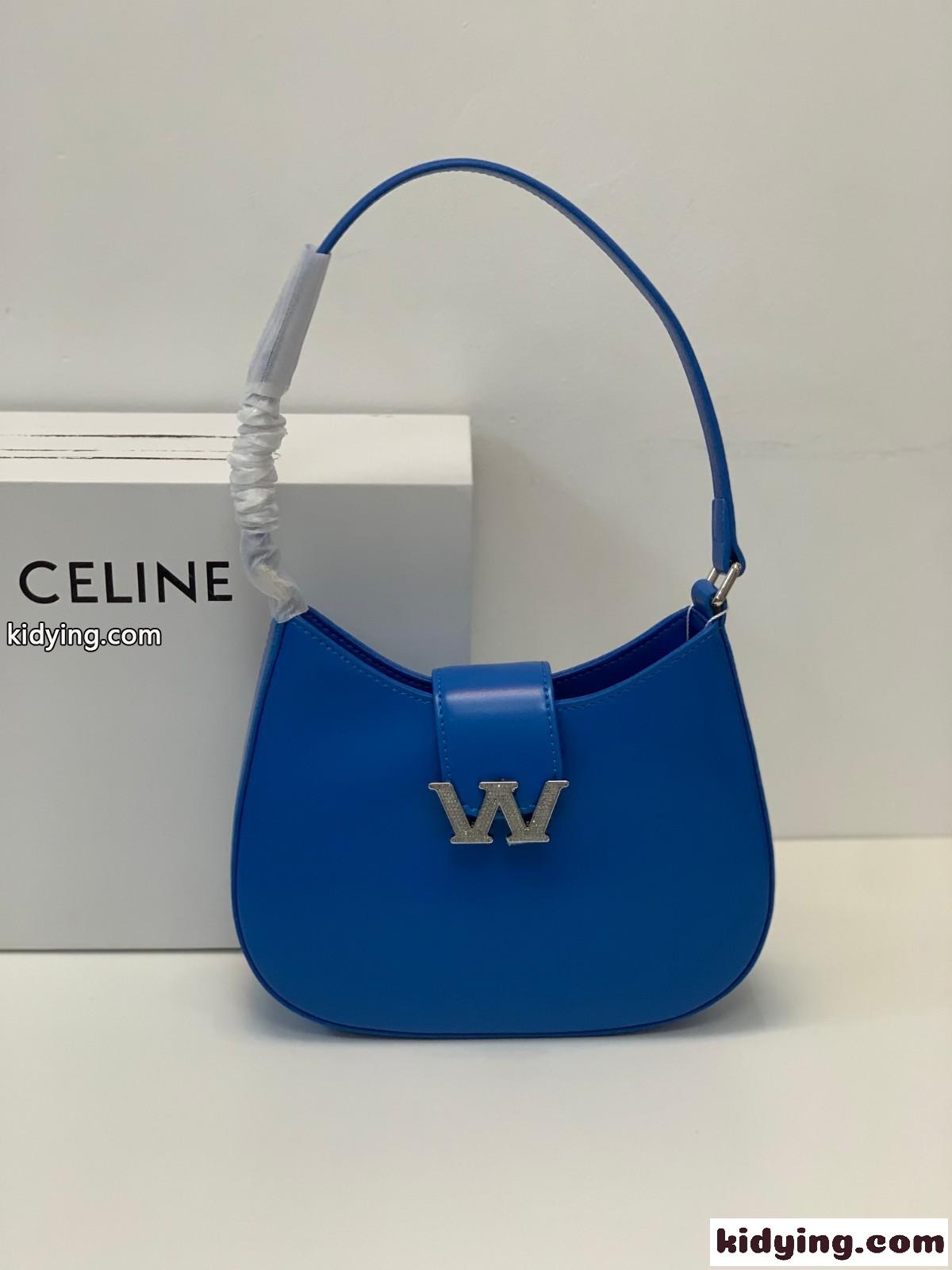 きれいめ ホーボー エレガント レディース アレキサンダーワング バッグ コピー レザー ショルダーバッグ カバン ブルー-0