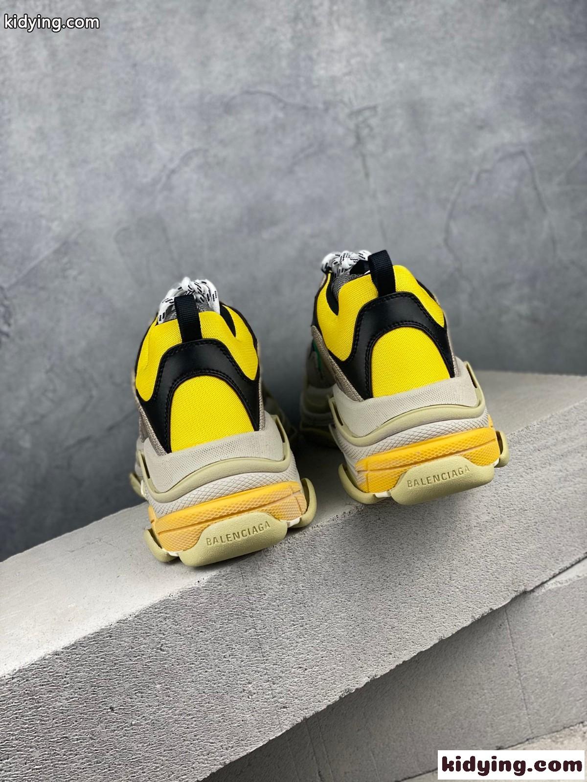 Balenciaga x GUCCI おしゃれ 厚底 人気 レースアップ バレンシアガ スニーカー コピー スポーツジューズ レディース メンズ-3