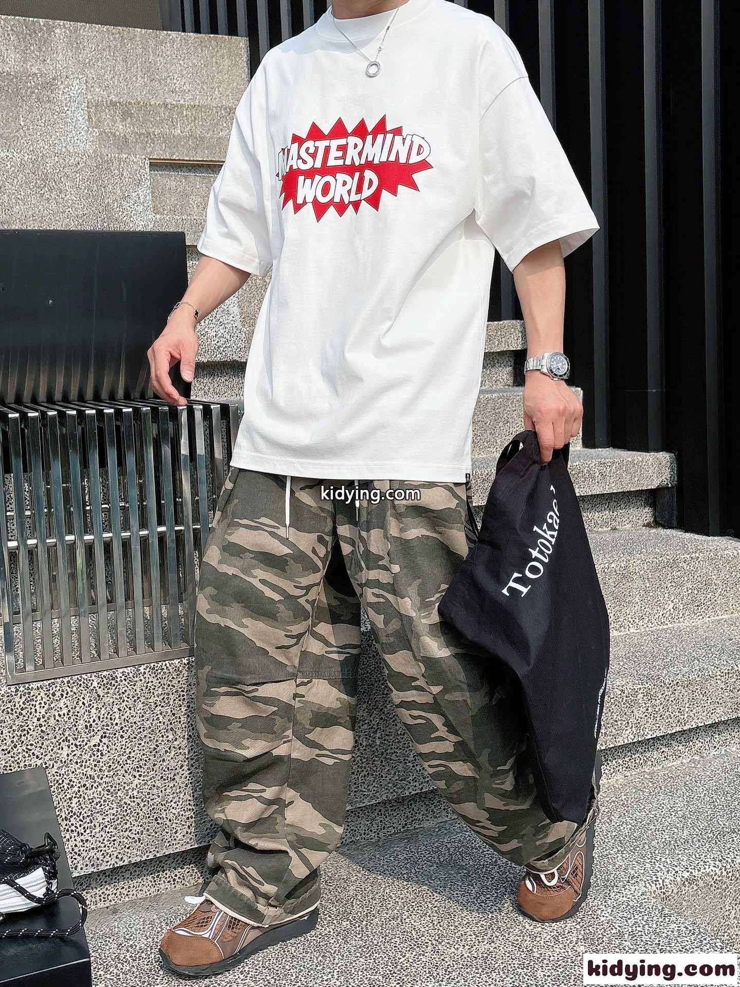 オーバーサイズ マスターマインド・ジャパン Tシャツ コピー コットン 半袖Tシャツ ホワイト-3