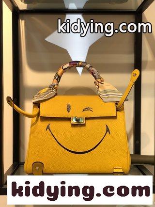エルメス バッグ 人気 レイシの紋の牛皮を輸入して 片肩を斜めに掛けてもどう見ても美しいです コピー-0