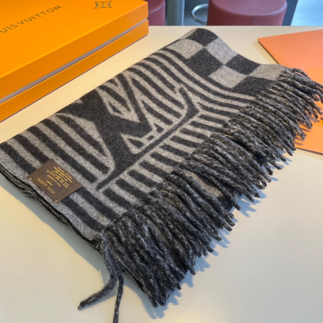 LV グラフィカル マフラー ルイヴィトン スカーフ コピー メンズ-1