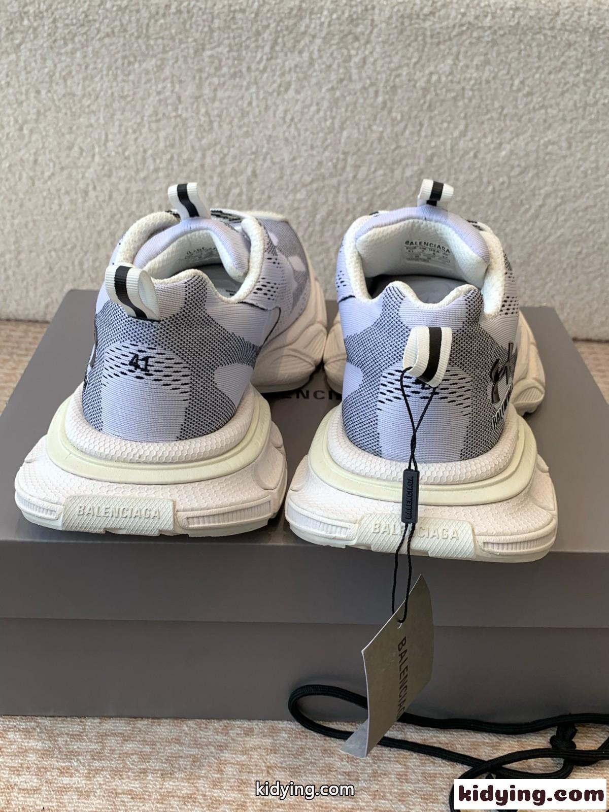 Balenciaga X Under Armour 3XL Knit スニーカー スーパーコピー グレー-3