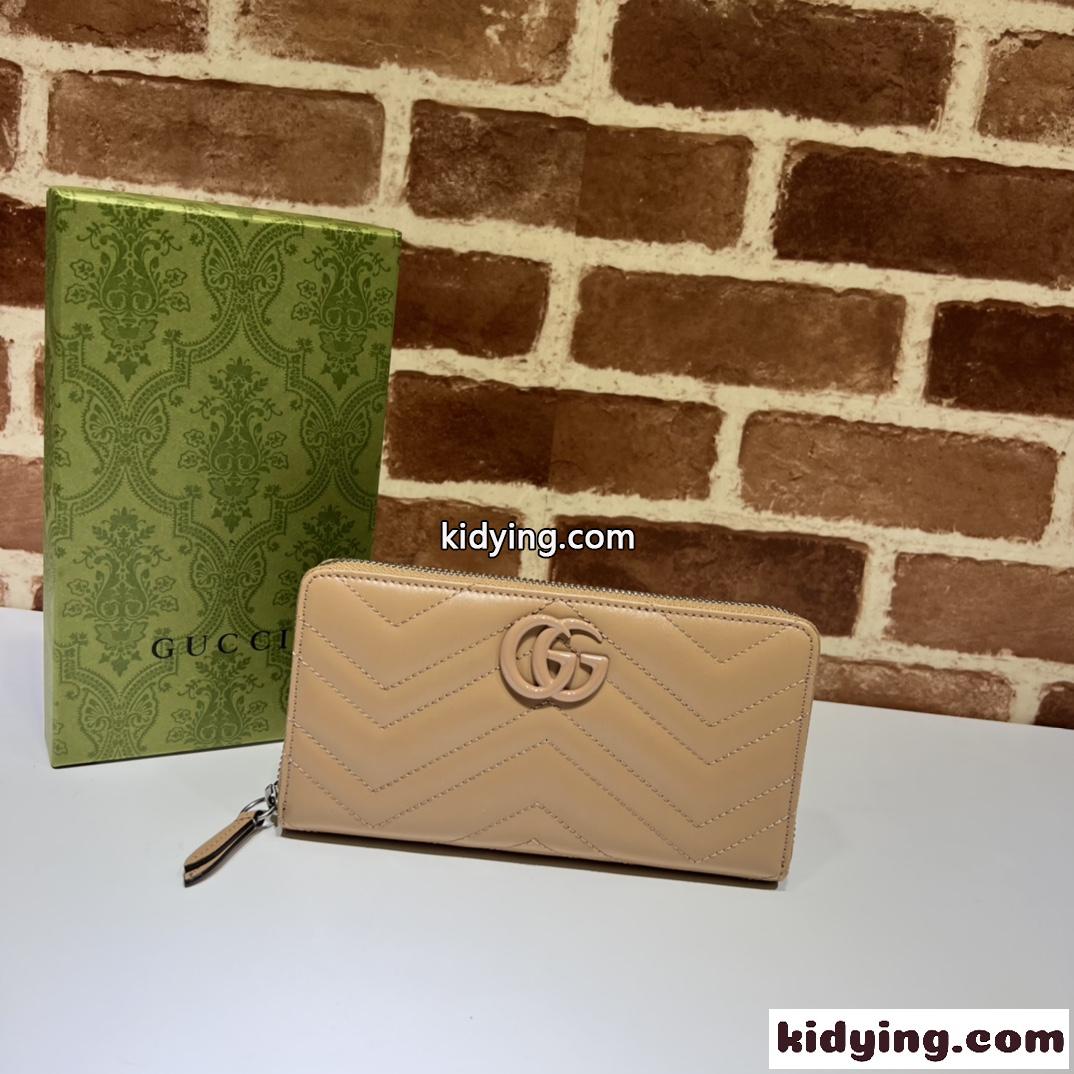ダブルG キルティング ジップアラウンドウォレット グッチ 財布 コピー 長財布-0