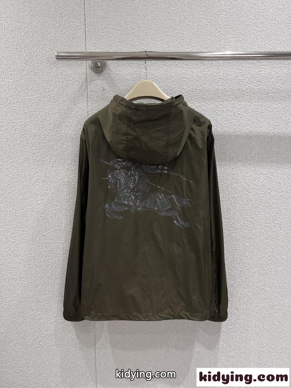 カジュアル 洗練された EKD バーバリー ジャケット 偽物 フーデッドジャケット-1
