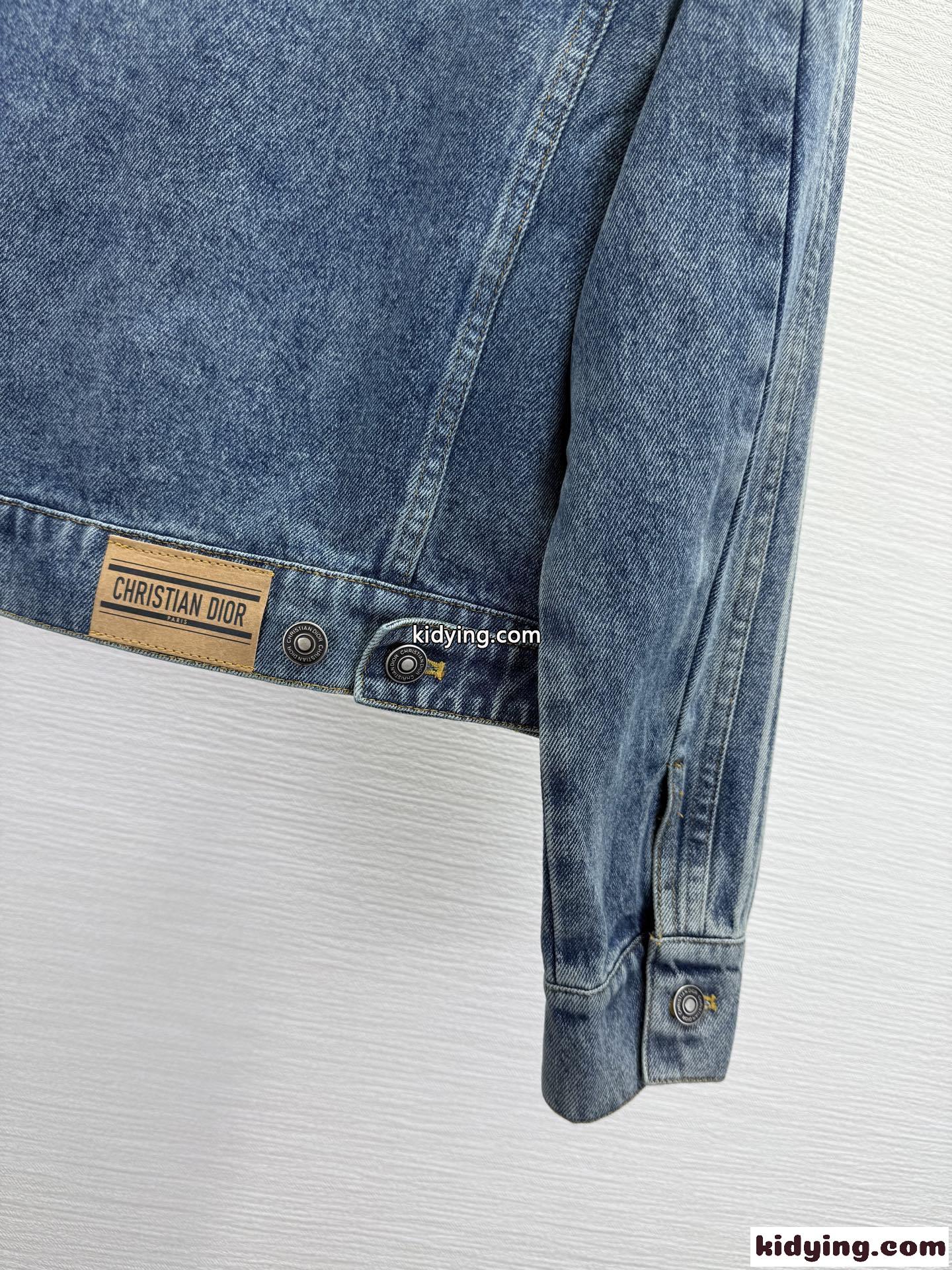 DiorAlps オーバーサイズ デニムジャケット クリスチャン・ディオール ジャケット コピー ブルー-2