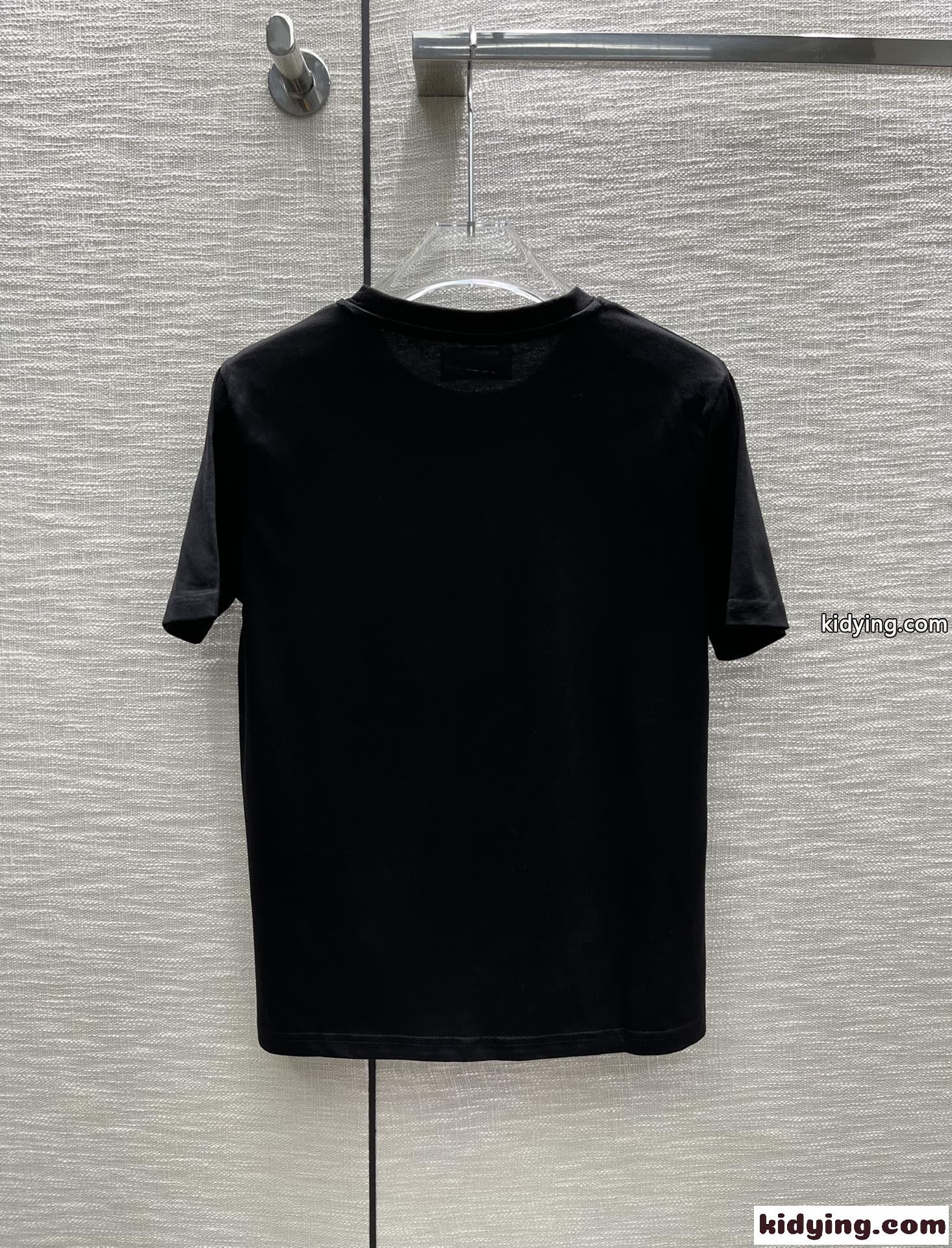 カジュアル 春夏飽きのこない 定番 クルーネック シャネル tシャツ コピー 半袖 トップス レディース-2