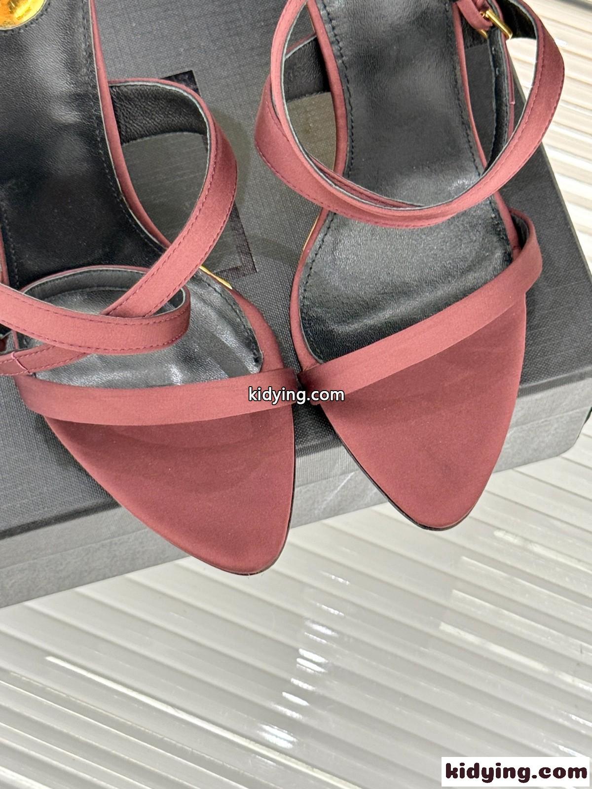 注目アイテム YSL サロメ ウェッジサンダル イヴ・サンローラン コピー レディースシューズ-3