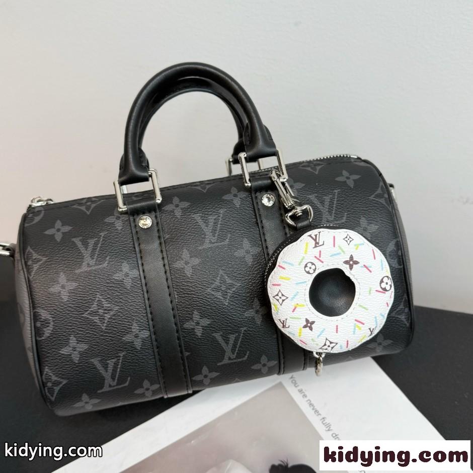 バッグチャーム･LV ドーナッツ ルイ・ヴィトン キーホルダー 偽物 ホワイト-1