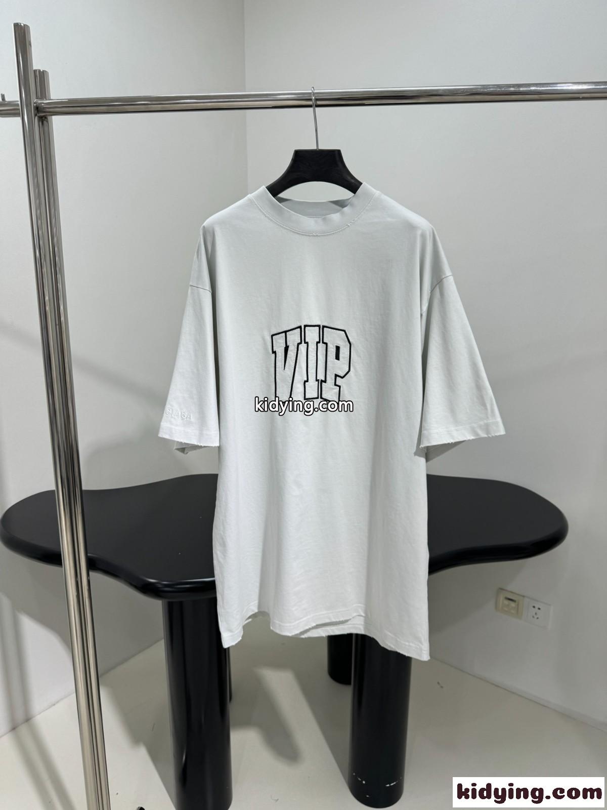 ユニセックス バレンシアガ Tシャツ コピー オーバーサイズ 半袖Tシャツ ホワイト-1