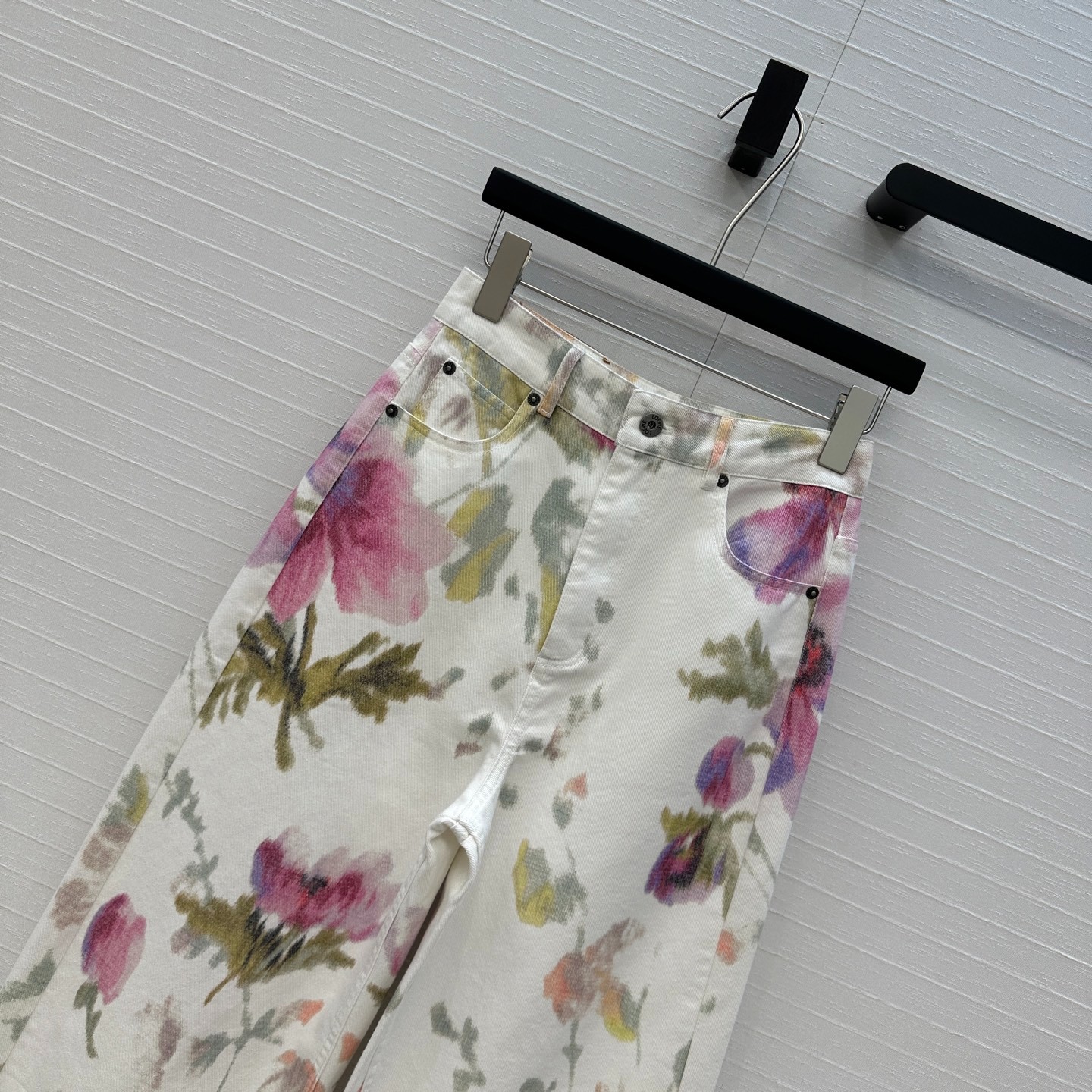 お洒落 プリント デニムパンツ ロエベ ジーンズ コピー レディース-2
