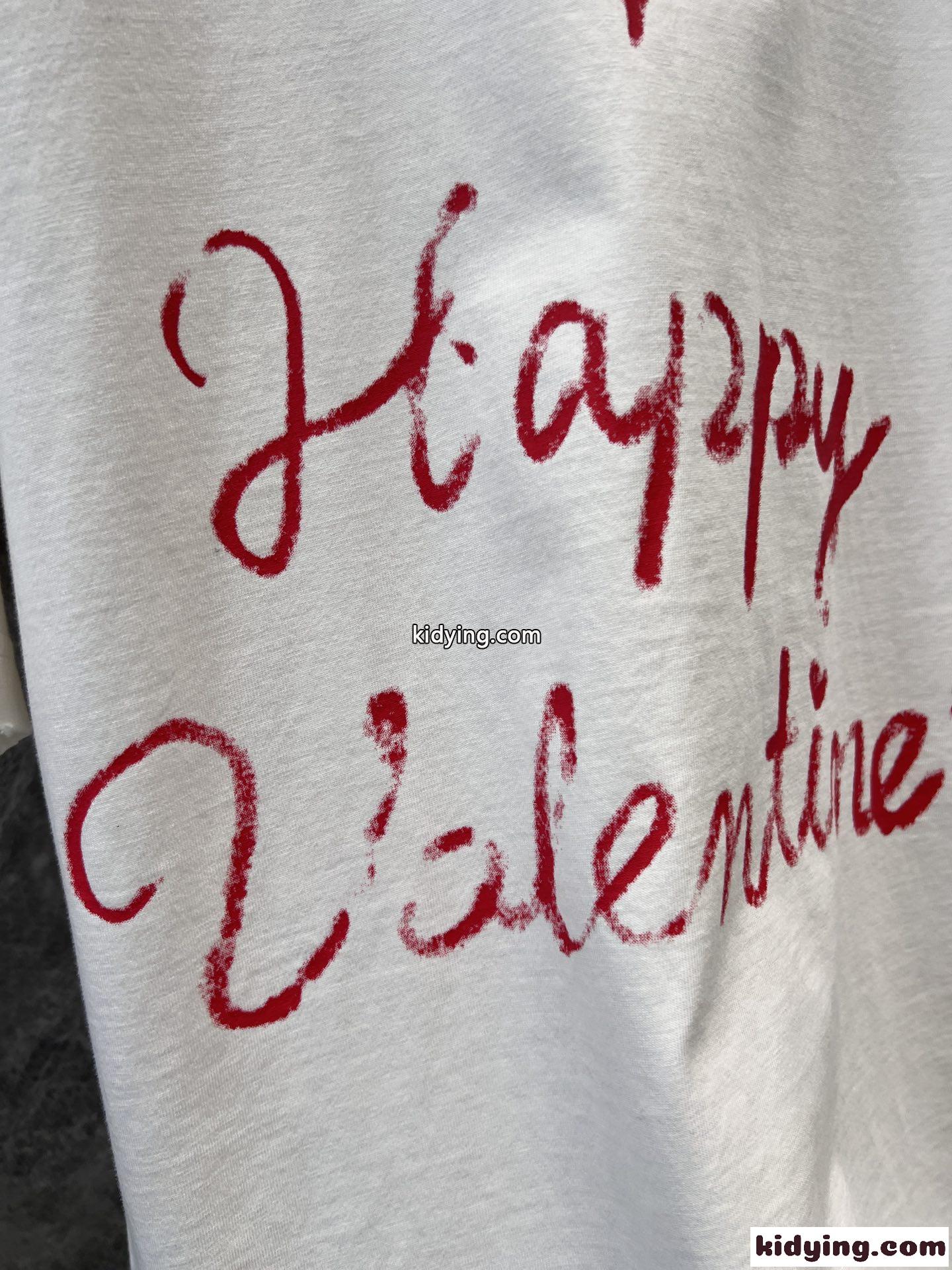 プリント入り オーバーサイズ 半袖Tシャツ バレンシアガ Tシャツ コピー ホワイト-3