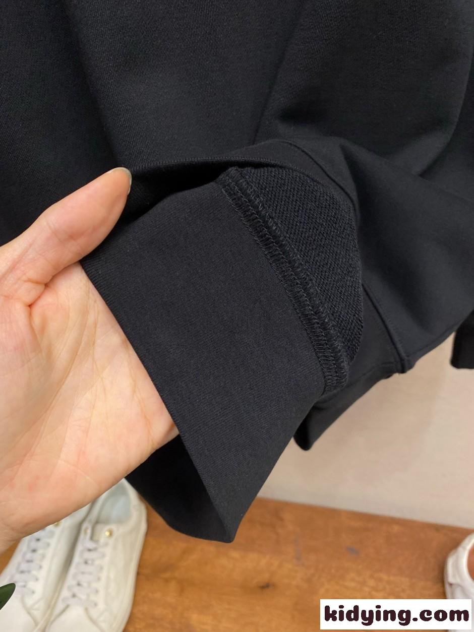カジュアル TBロゴ コットン スウェットシャツ バーバリー Tシャツ 偽物 ブラック-3