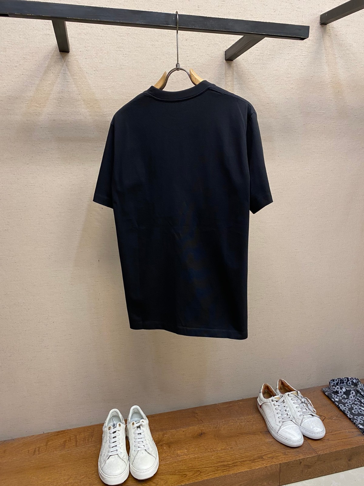 定番 人気 リラックス 半袖Tシャツ ロエベ Tシャツ コピー ユニセックス ブラック-2