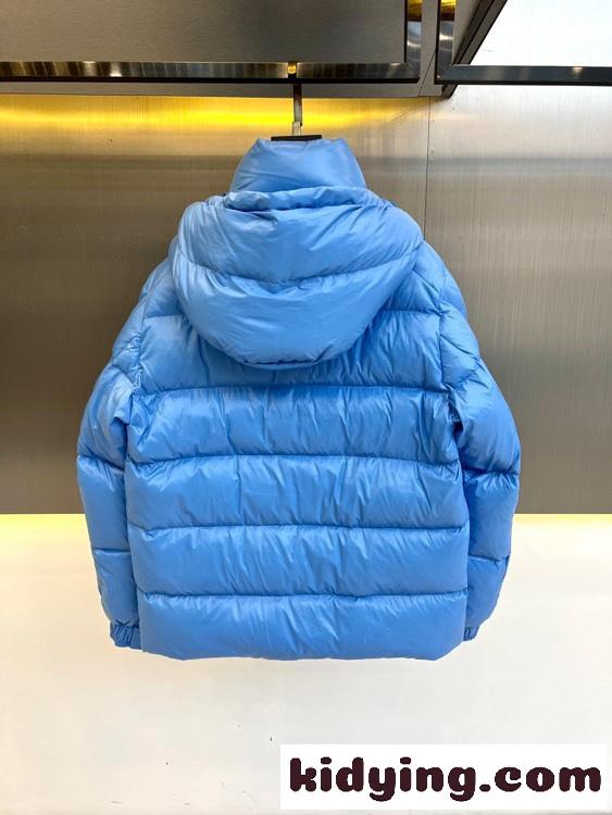 大人気 定番 Mayaショートダウンジャケット モンクレール ダウンジャケット スーパーコピー ブルー-4
