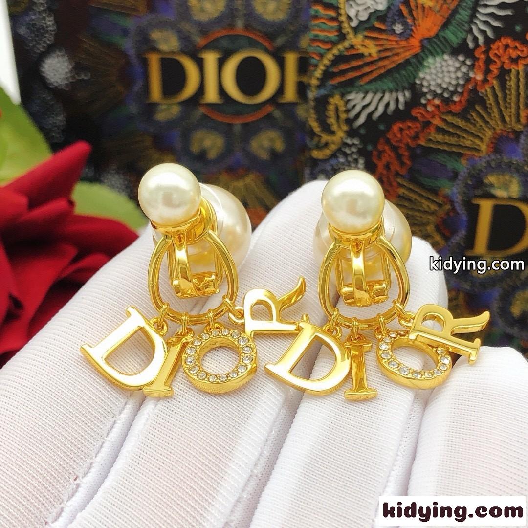 Dior Tribales クリップイヤリング クリスチャン・ディオール ピアス 偽物 ゴールド-4