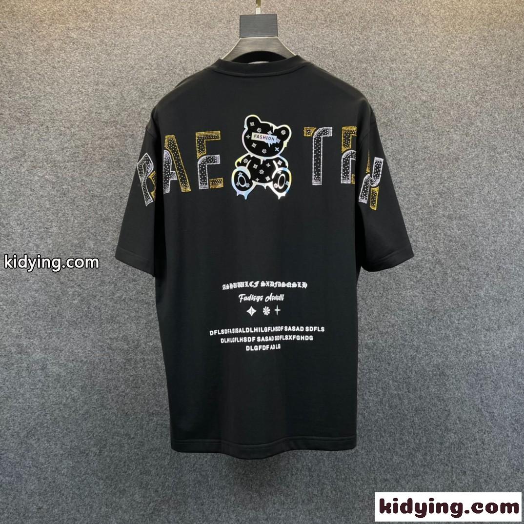 春夏新作 カジュアル おしゃれ フィリッププレイン コピー メンズ トップス 半袖Tシャツ クールネック ホワイト ブラック-4