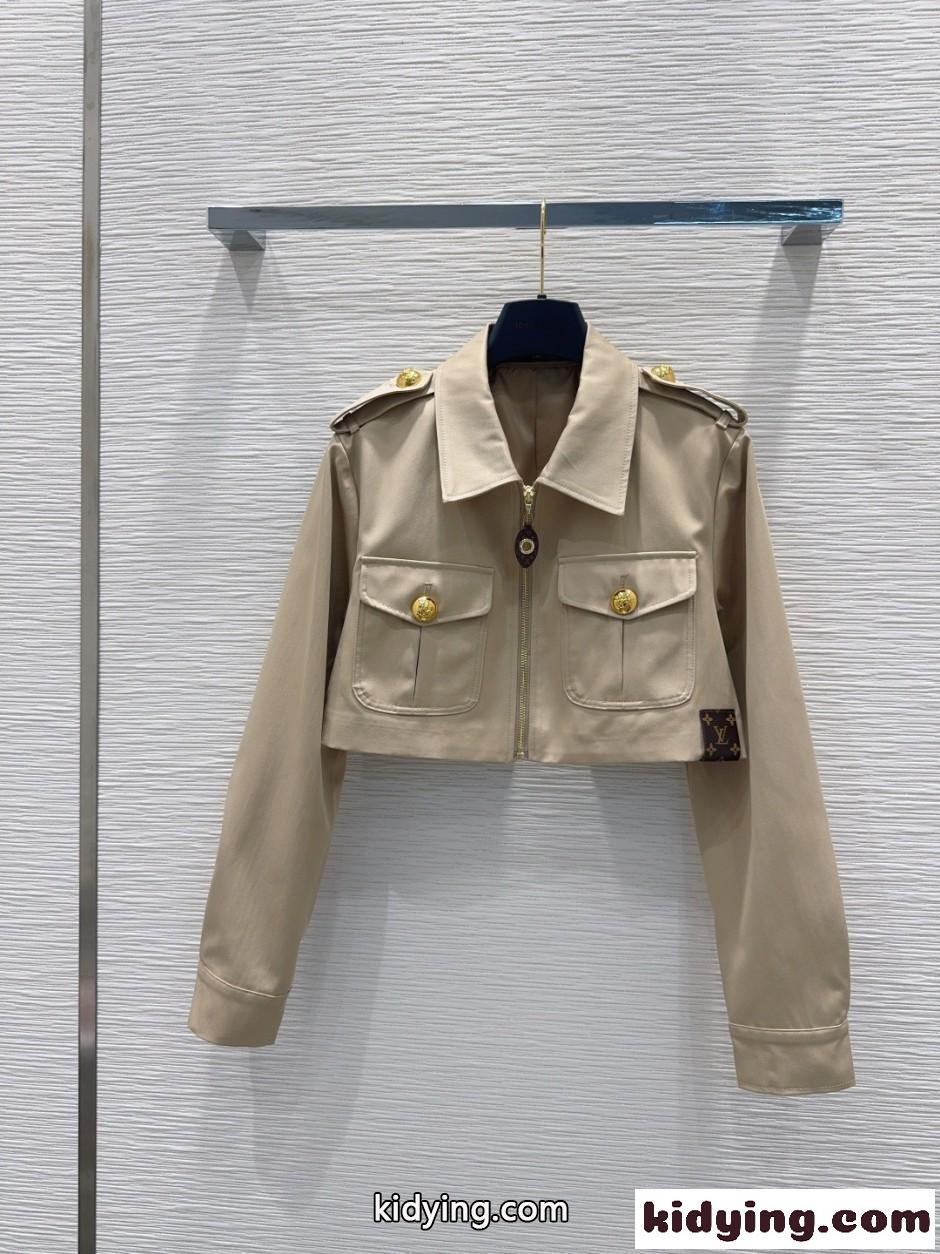 クロップド エポーレットジャケット ルイ・ヴィトン ジャケット コピー-0