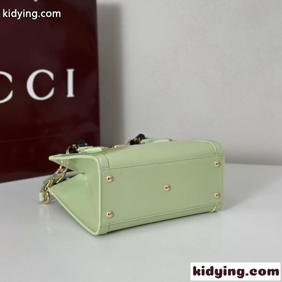 GUCCI ダイアナ スモール トートバッグ グッチ スーパーコピー 832936 ライトグリーン-2