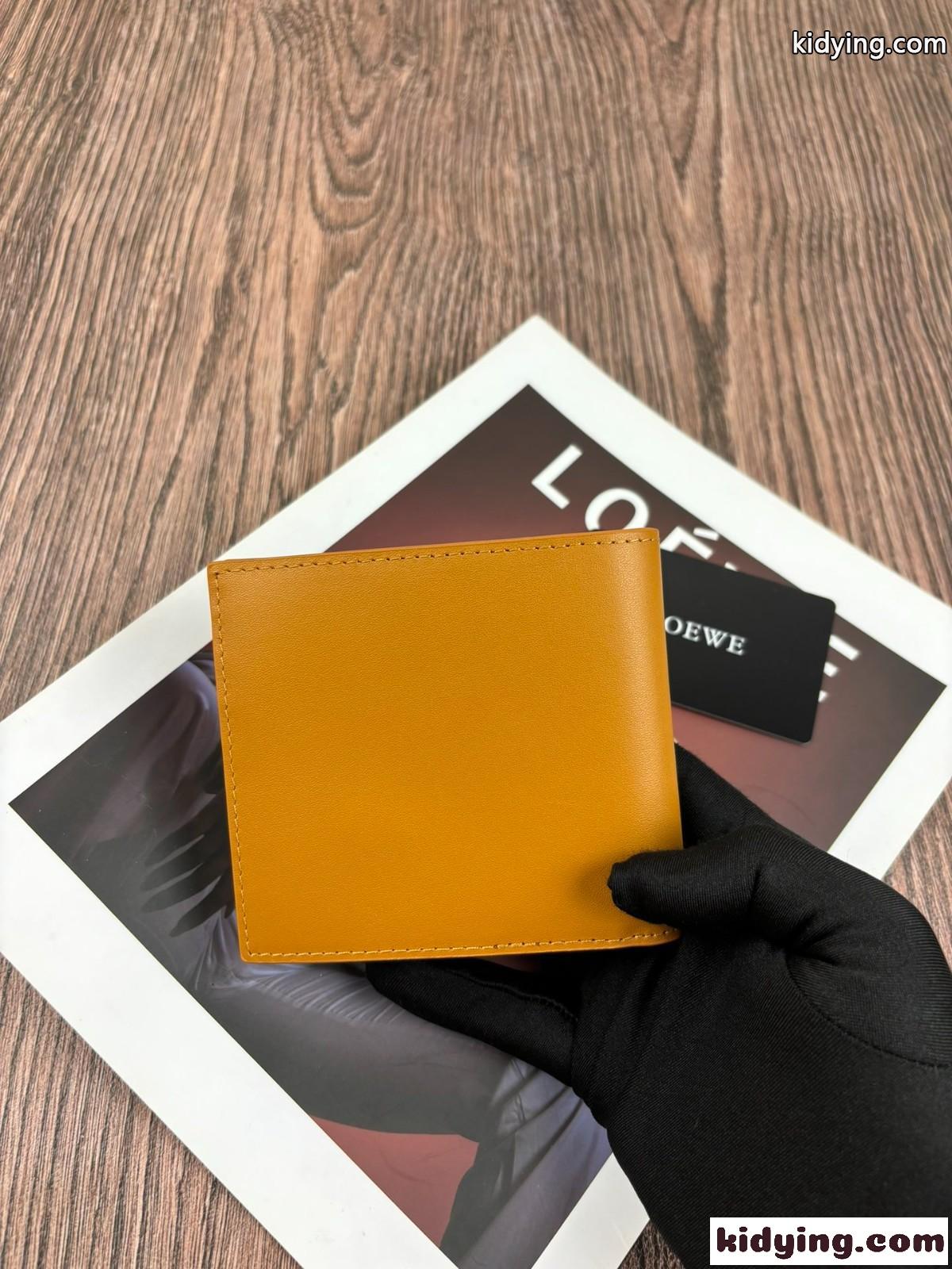 洗練された アナグラム 2つ折り財布 ウォレット ロエベ 財布 コピー イエロー-2