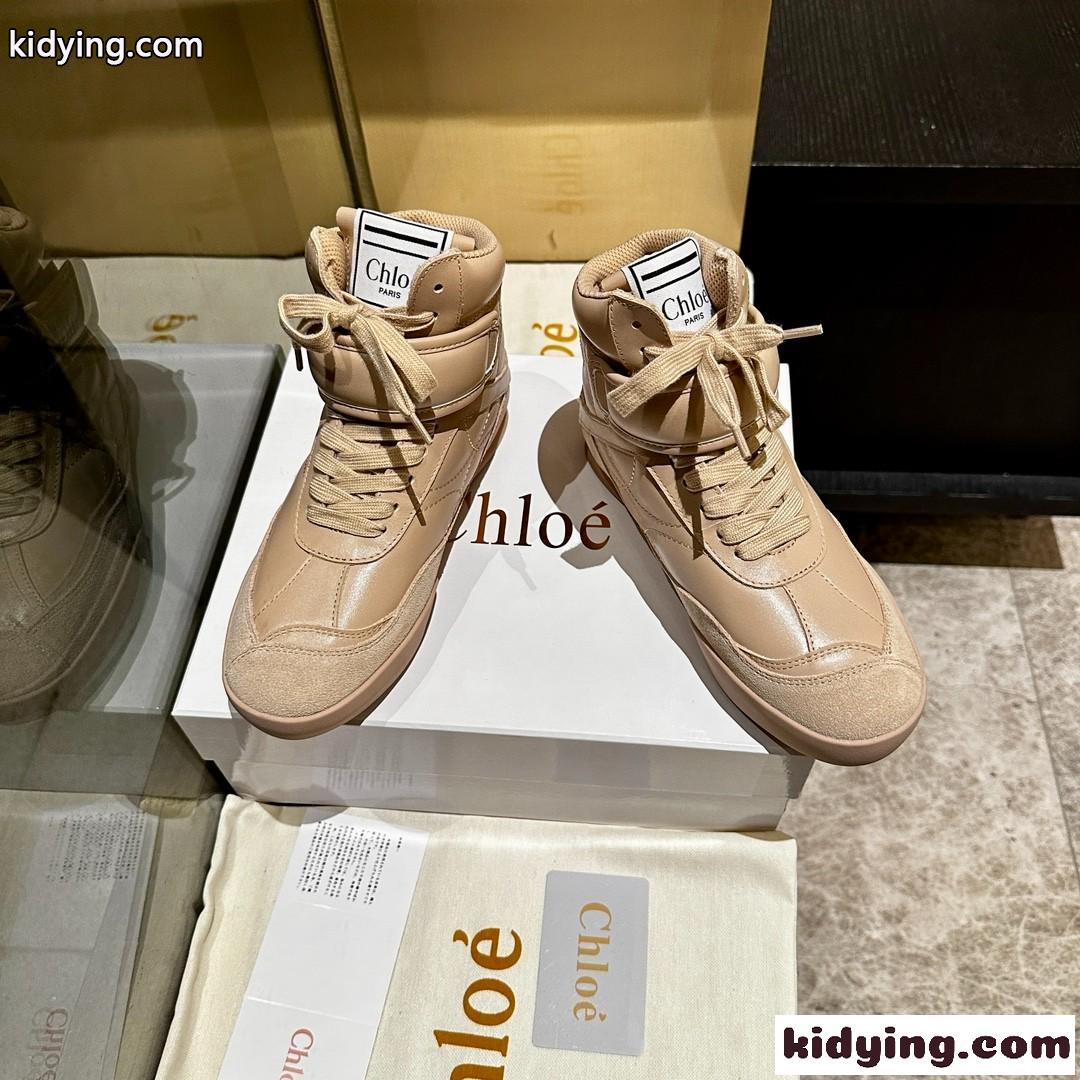 人気 カジュアル クロエ スニーカー スーパーコピー CHLOÉ KICK ハイトップ スニーカー-0