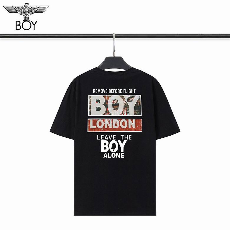 着心地いい クルーネック ロゴ プリント ボーイロンドン 半袖Tシャツ コピー おしゃれ カジュアル トップス 快適-1