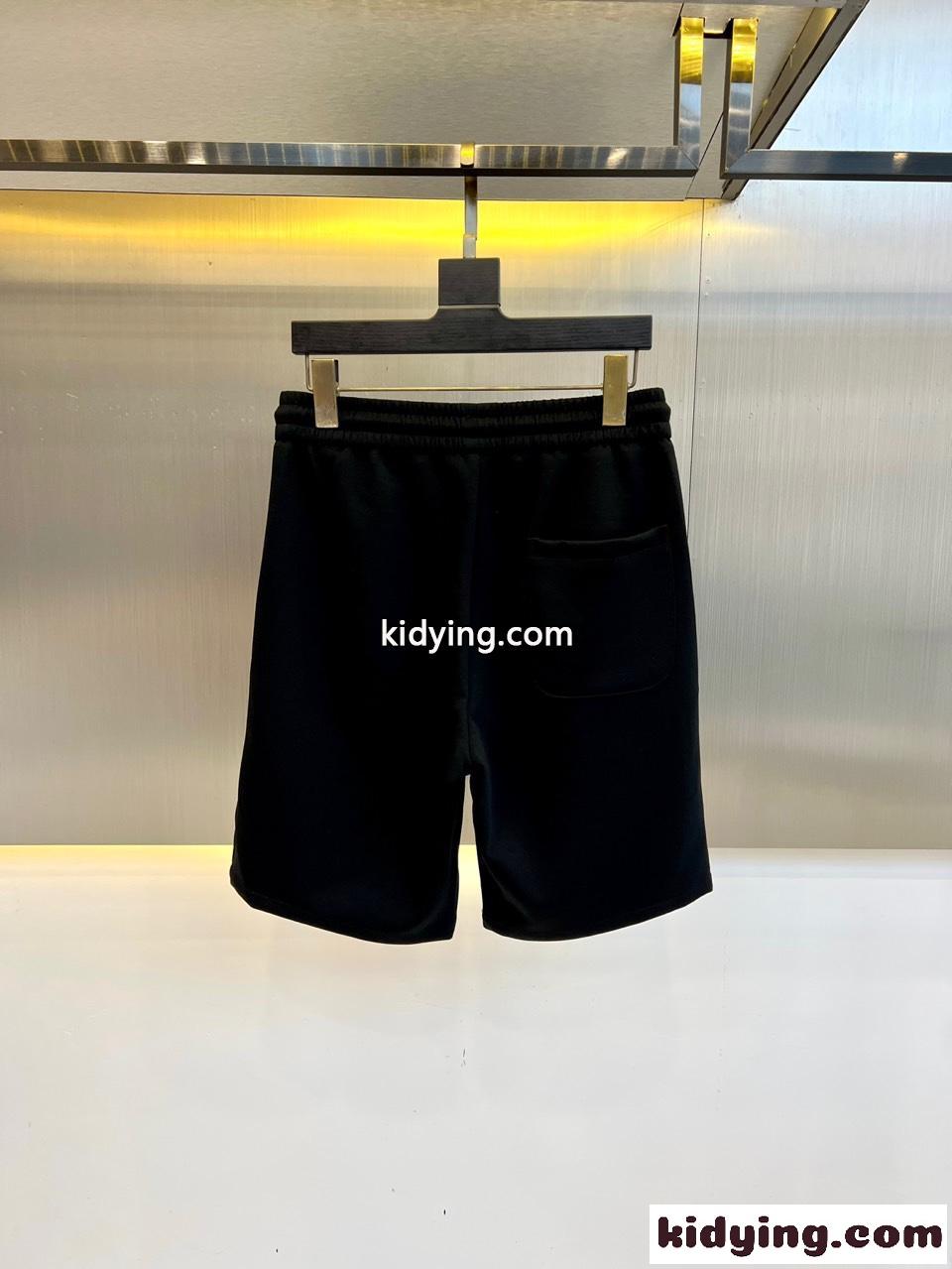 定番 カジュアル コットンショートパンツ バーバリー パンツ コピー ブラック-0
