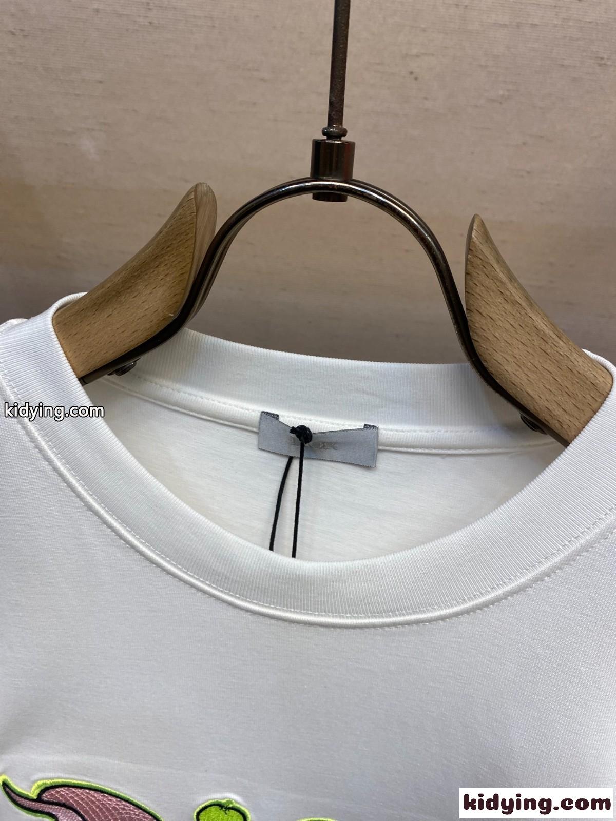 DIOR AND KAWS Tシャツ クリスチャン・ディオール Tシャツ コピー ホワイト-2