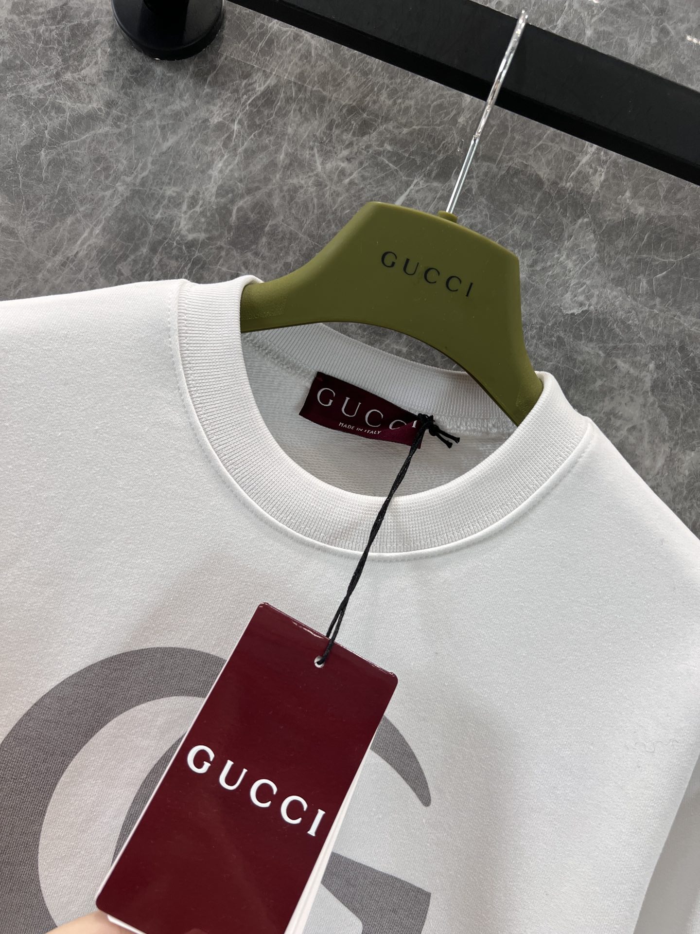 定番 カジュアル ロゴプリント グッチ Tシャツ コピー スウェットシャツ-4