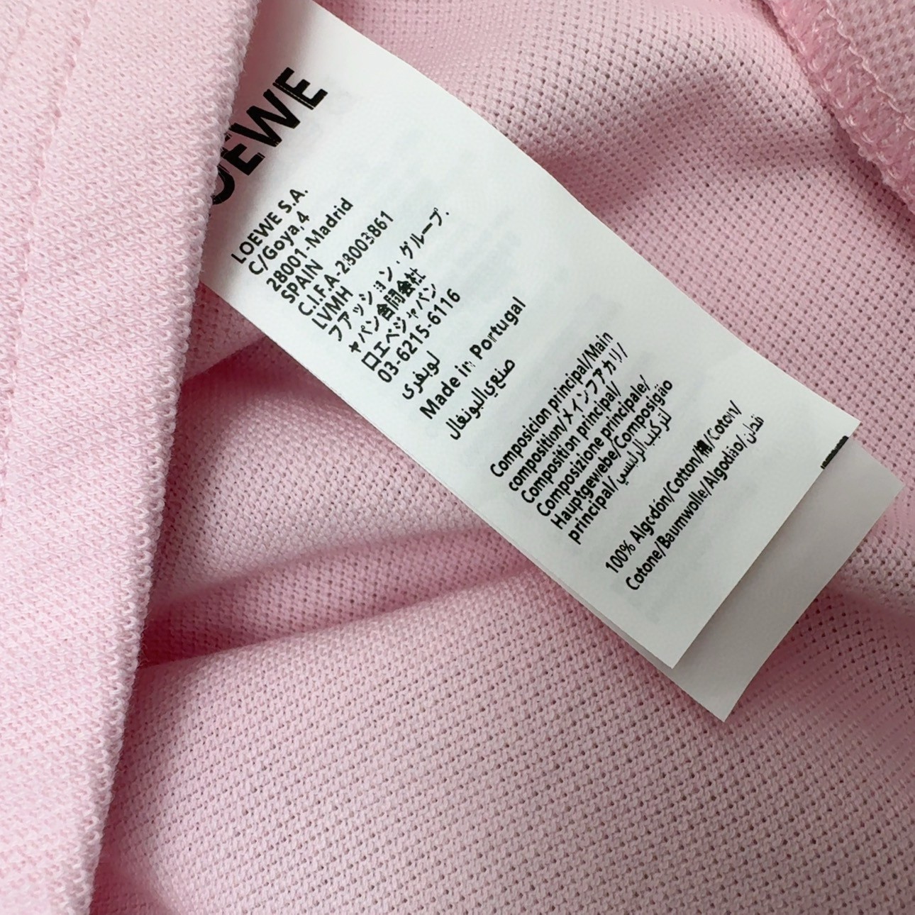 カジュアル トラペーズ ポロ ロエベ Tシャツ コピー レディース ピンク-0