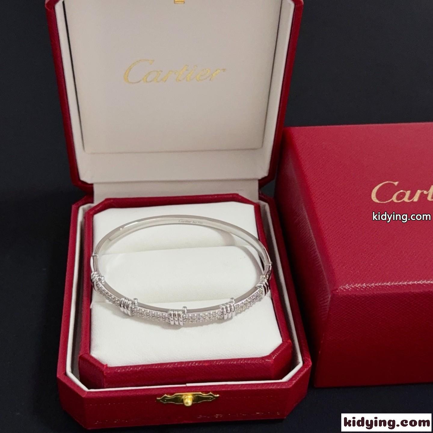 洗練された 上品 カジュアル カルティエ ブレスレット コピー バングルブレスレット-0