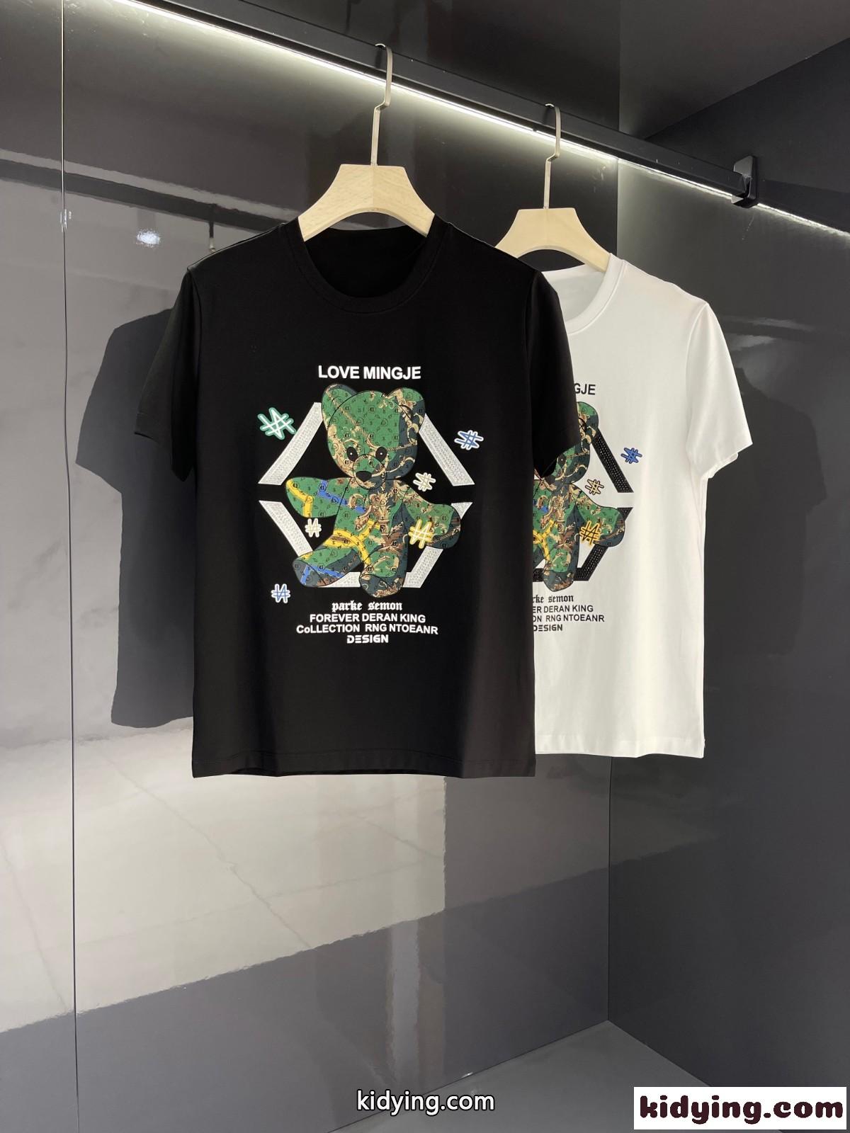 フィリッププレイン 半袖Tシャツ コピー メンズ トップス 優しい肌触り 快適 クルーネック 春夏 新作 ホワイト ブラック-0