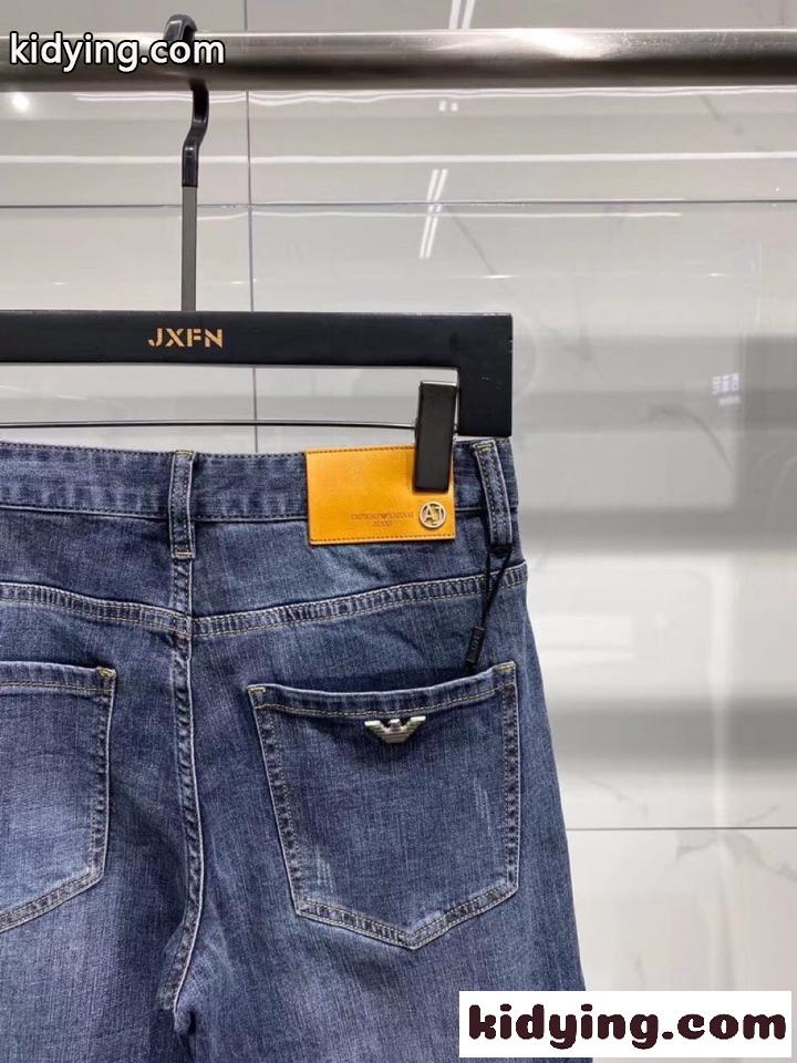 シンプル おしゃれ カジュアル 合わせやすい デニムパンツ アルマーニ ジーンズ メンズ コピー 快適 高品質-4