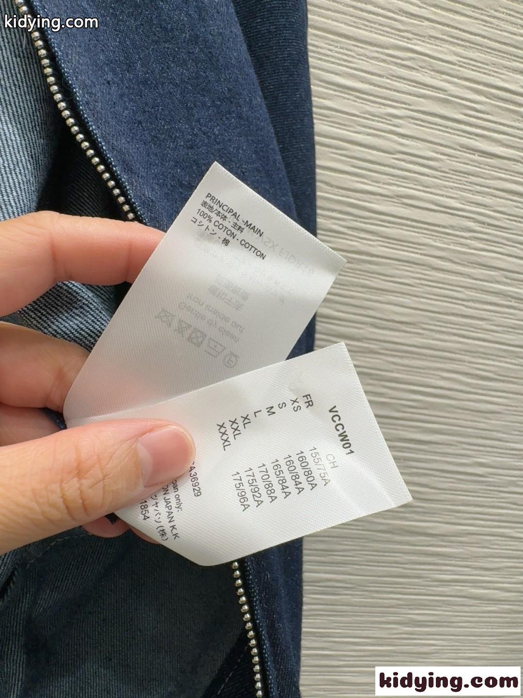 カジュアル デニム ジップアップジャケット ルイヴィトン ジャケット コピー レディース-3