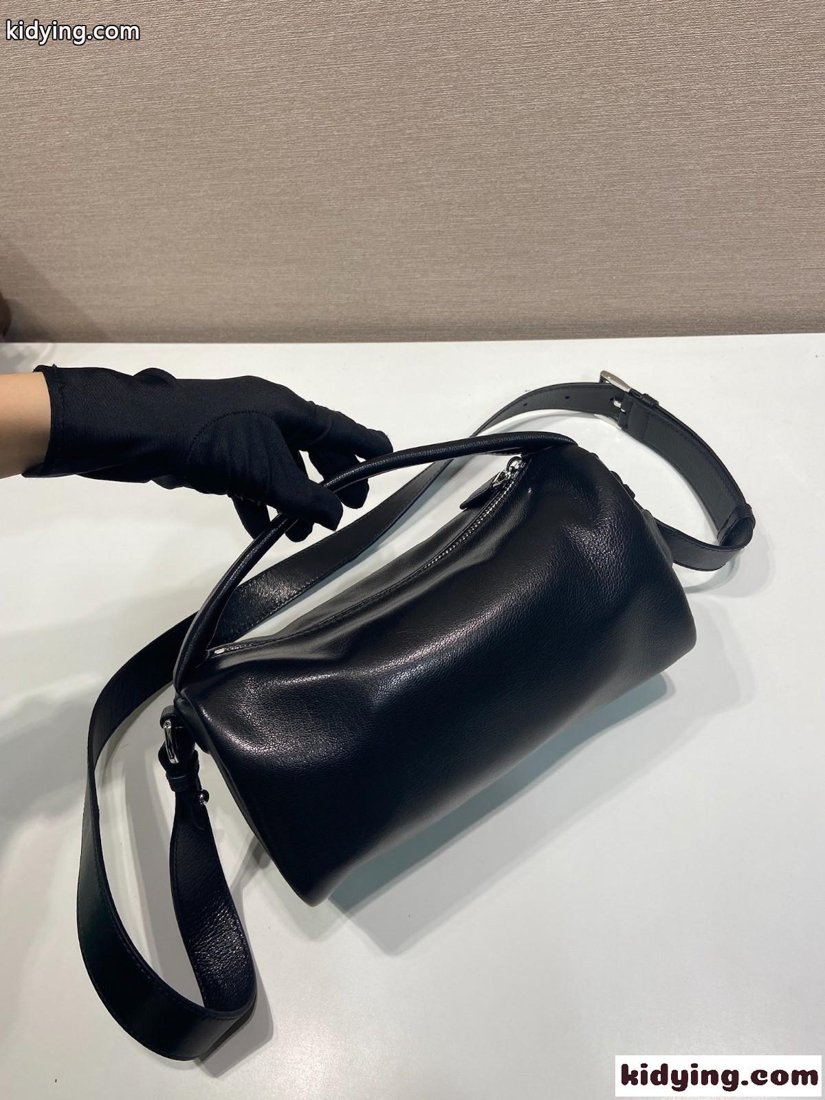 プラダ バッグ コピー シンプル レザー ショルダーバッグ メンズバッグ-4