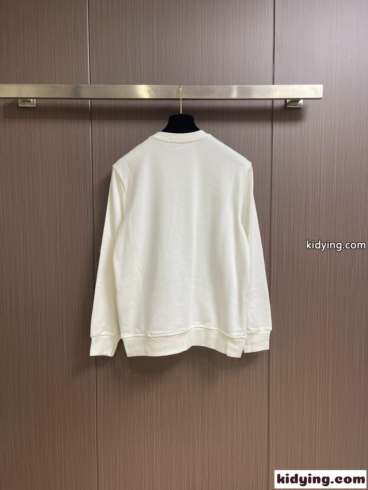 シンプル クルーネック トレーナー ロエベ Tシャツ コピー スウェットシャツ-1