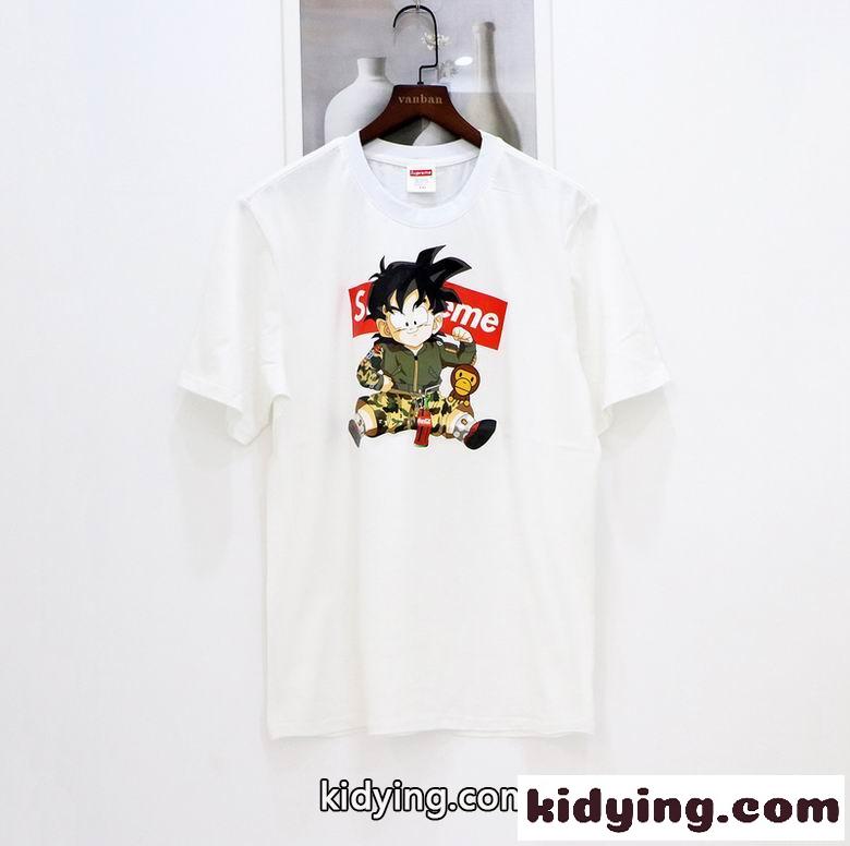 4色あり おしゃれ プリント カジュアル クルーネック 半袖 トップス シュプリーム tシャツ コピー 春夏 定番 人気-2