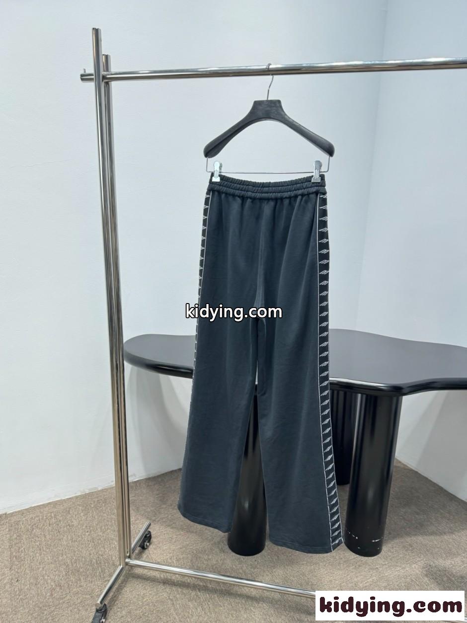 バレンシアガ パンツ コピー 3B スポーツアイコン サイドライン スウェットパンツ-1