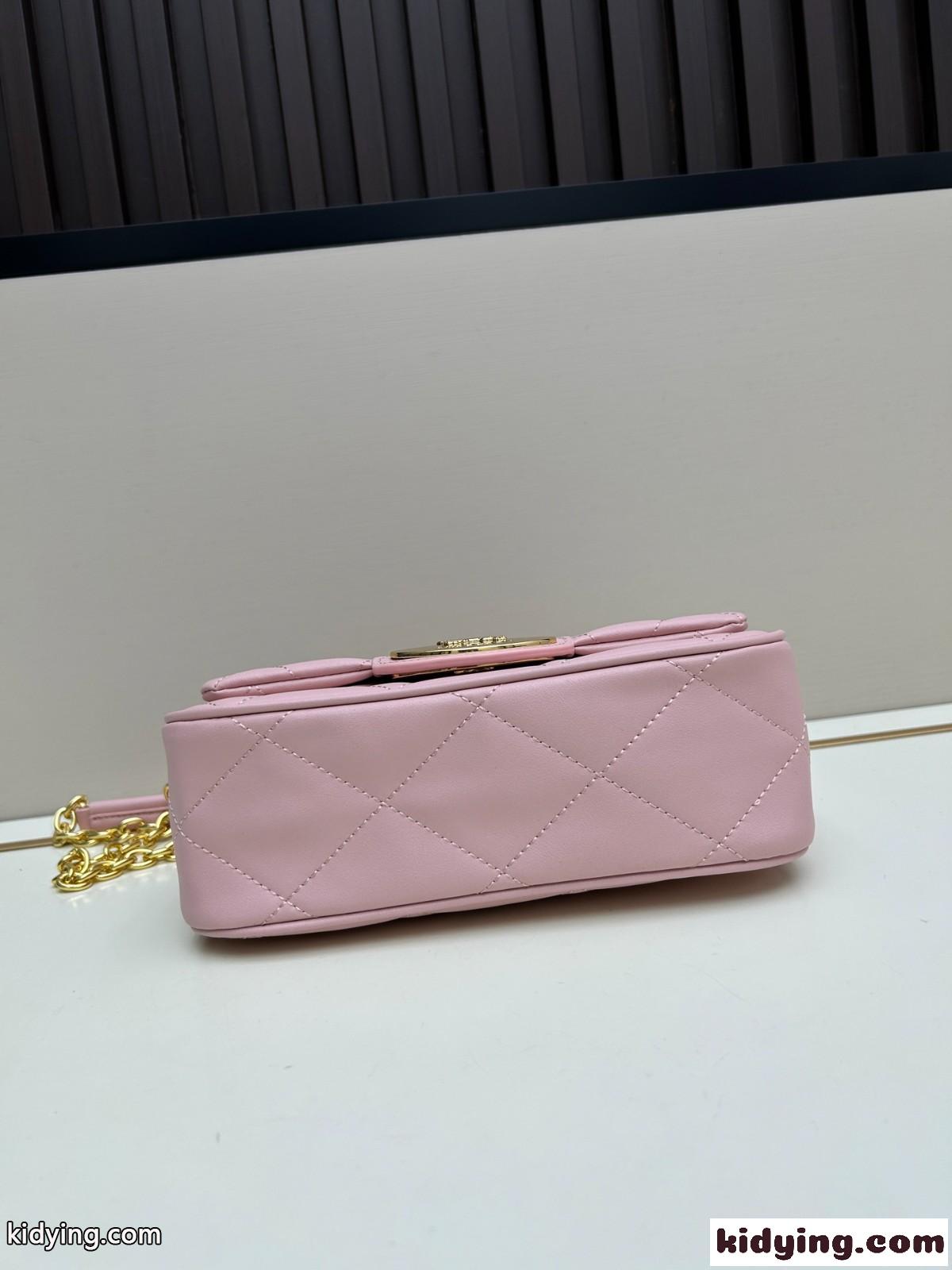 人気 可愛い スモール ストランドバッグ​ バーバリー バッグ コピー ピンク-3
