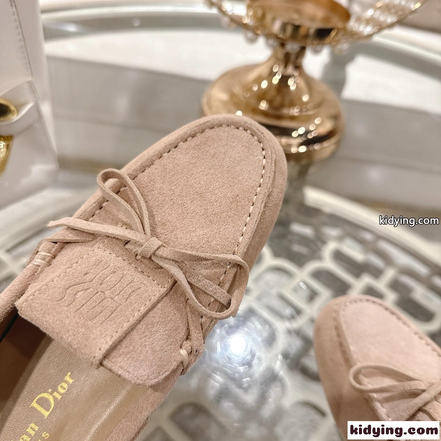 新作～Miss Dior Street ローファー クリスチャン・ディオール シューズ コピー ベージュ-0