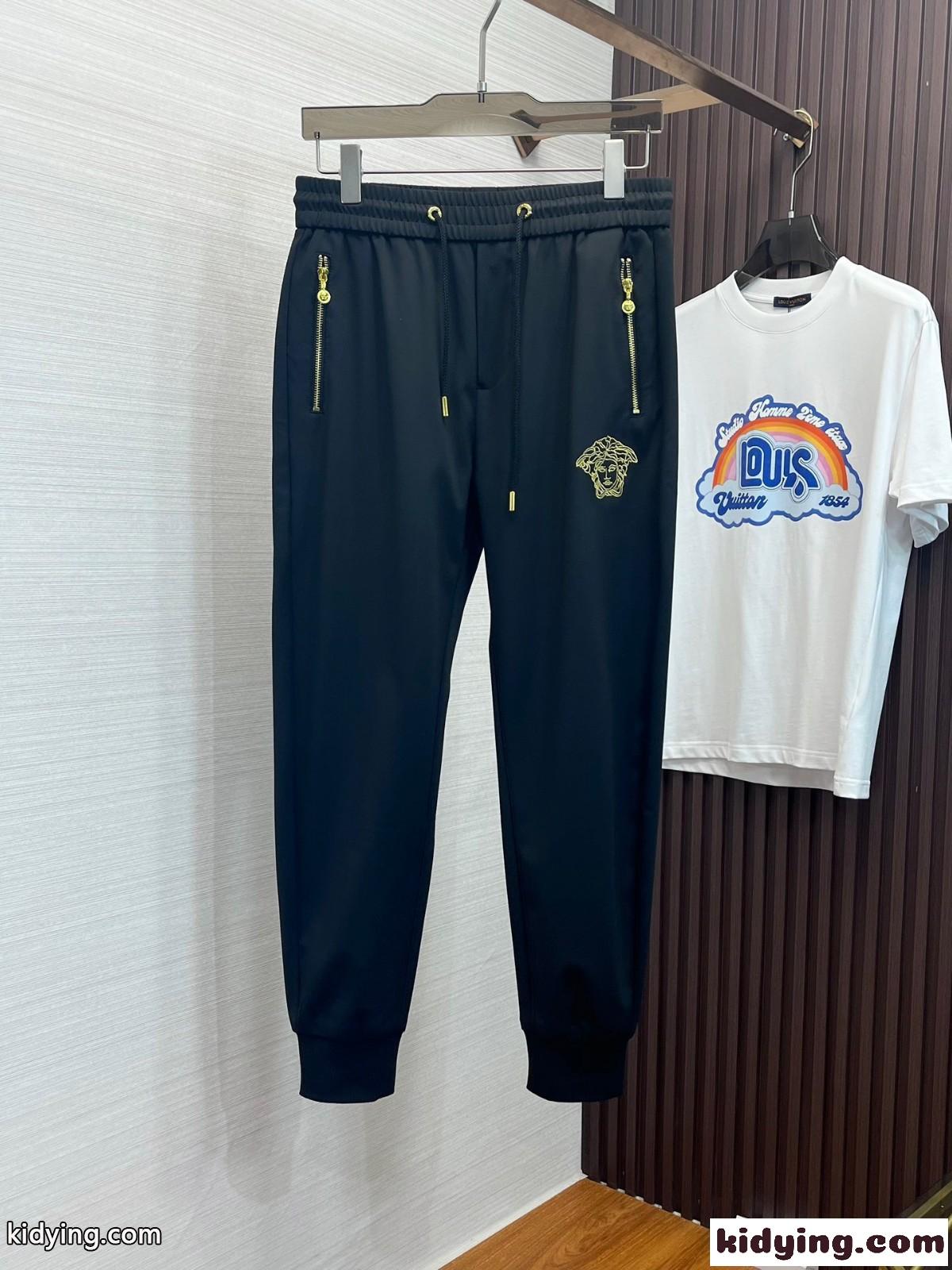 ヴェルサーチェ パンツ コピー メンズ 優しい肌触り お洒落 快適 合わせやすい ズボン-0