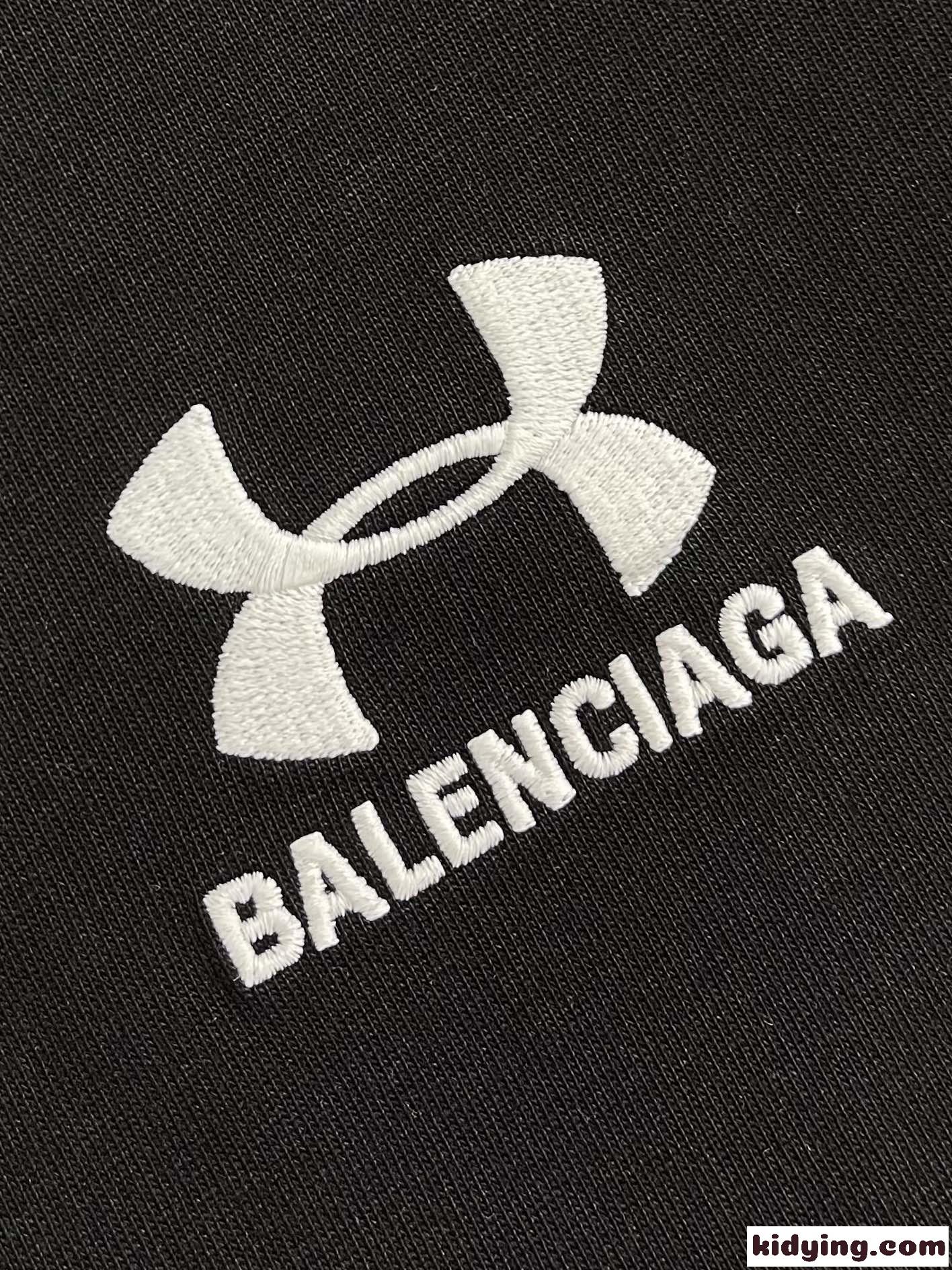 BALENCIAGA x Under Armour 半袖Tシャツ バレンシアガ Tシャツ コピー ブラック-2