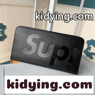 Lv最新supreme水波紋シルク印刷シリーズ lv x supreme かばん コピー 水波紋の赤 スーツのクリップです-3